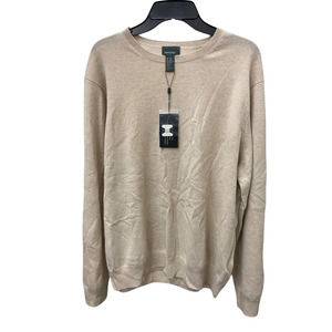 State Fusio Beige Sweater XXL - Men's Crew Neck Pullover